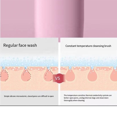 10.5*6.5*2.5cm Private Label Waterproof Rechargeable Electric Facial Cleansing Brush