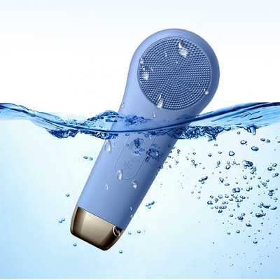 Blue Wrinkle Remover Silicone Facial Cleanser for Sensitive Skin and Acne USB Plugs Type
