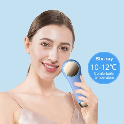 Ultrasonic Vibration Facial Cleansing Brush with Hot/Cold Mode and Soothing Vibration