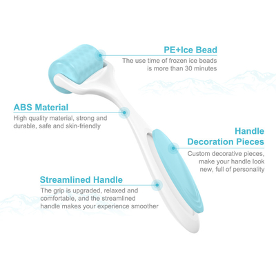 Skin Rejuvenation Ice Roller for Face Salon Wrinkle Remover and Derma Rolling System