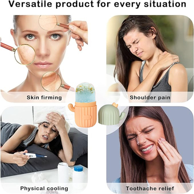 Skin Rejuvenation Ice Cube Roller Massager for Face Wrinkle Removal and Pigment Removal