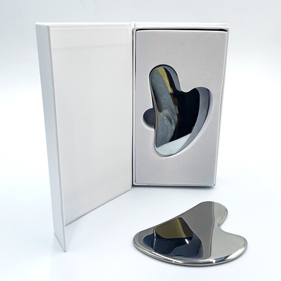 Custom Logo Stainless Steel Gua Sha Facial Massager for Neck and Face Target Area Eye
