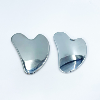 Stainless Steel Gua Sha Tool Custom Logo Facial Beauty Massager for Face and Neck