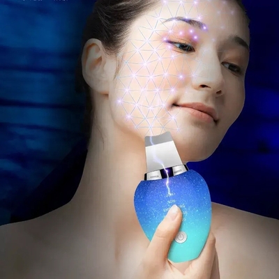 Target Area Face Ultrasonic Skin Scrubber Deep Cleaning Machine 24KHZ Blackhead Dead