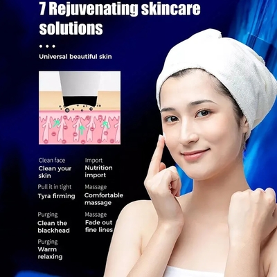 Target Area Face Ultrasonic Skin Scrubber Deep Cleaning Machine 24KHZ Blackhead Dead