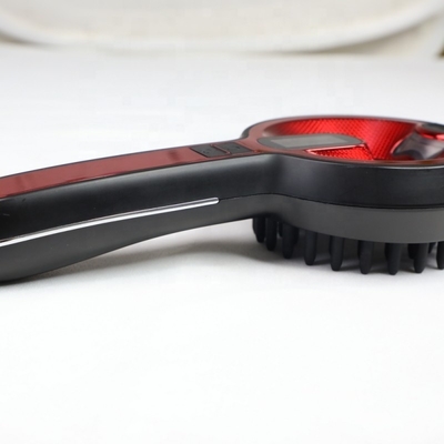 Red and Black High Frequency Vibration Massage Electric Laser Hair Care Comb for Home