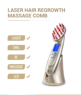 1100MAH POLYMER BATTERY Hair Growth Comb with RF Light Therapy and USB Charging Cable