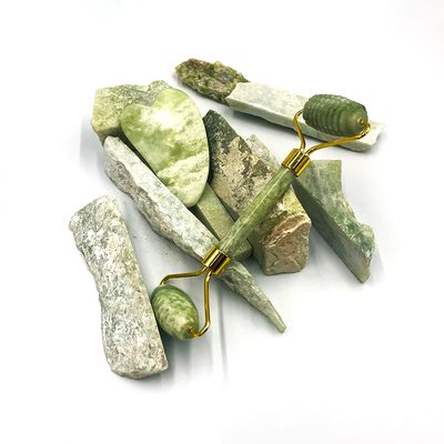 Waterproof Custom Logo Gua Sha Set and Jade Roller for Facial Beauty Natural Heart Shaped