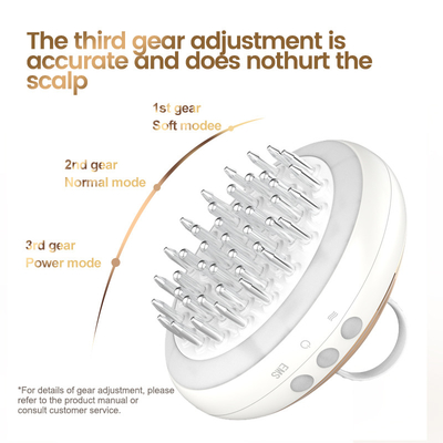 Plastic Handle LED and Laser Technology Hair Growth Comb with Scalp Applicator