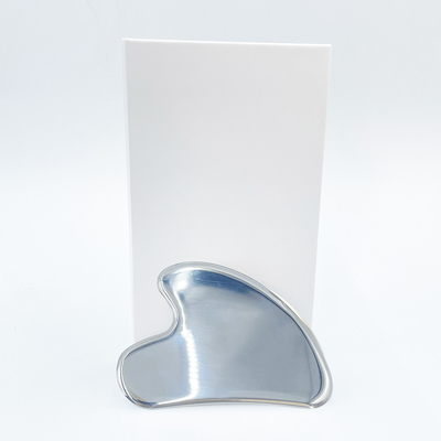 Facial Massage Green Stainless Steel Gua Sha Stone for Neck and Face Custom Logo Beauty