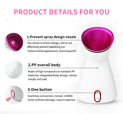 Customized Gift Box Electric Facial Steamer for Face Hot/Cold Function and Power Source