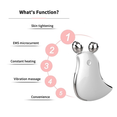 Electric Microcurrent Facial Roller Massager for Skin Tightening and Neck Massage
