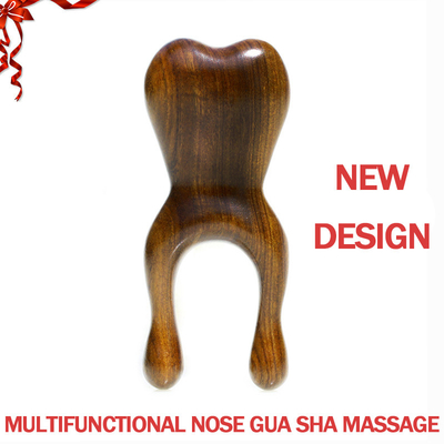 Face Neck Body Massage with Maderotherapy Wood Tools and Wood Stick Guasha Massage