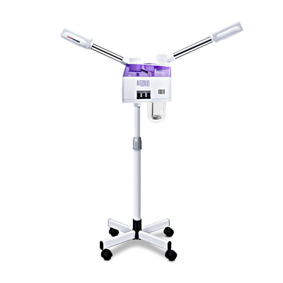 Lightening 2 in 1 Hot And Cold Face Steamer With 5X Magnifying Lamp For Salon Sauna
