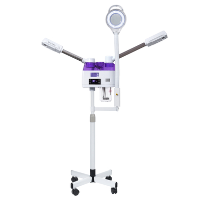 Deep Hydrating Hot and Cold Portable Facial Steamer with Magnifying Lamp 110-240 VAC