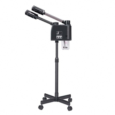 Advanced Portable Beauty Salon Electric Ozone Facial Steamer with Magnifying Lamp in White