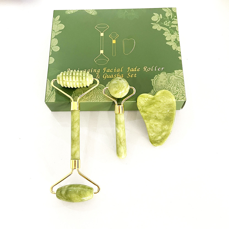 Face Lift Double Sided Jade Roller Massager for Natural Beauty and Face Lifting