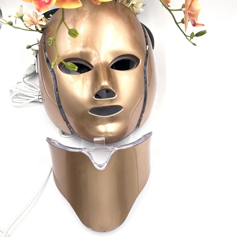 Voltage 110V-240V 7 Color LED Face Mask Light Therapy for Skin Firming and Tightening