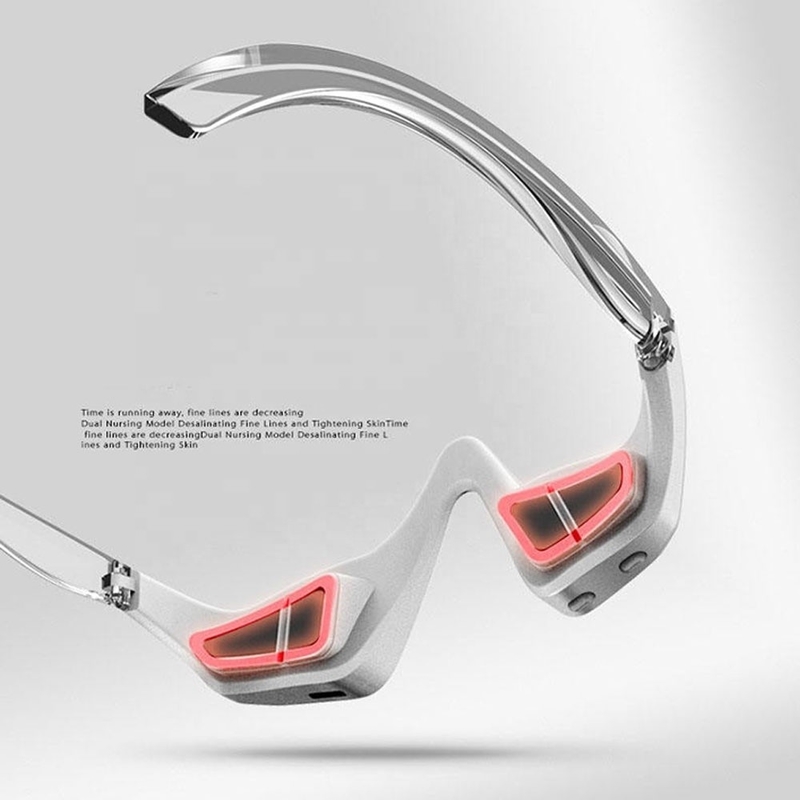 3D Eye Vibration LED Red Light Therapy Device for Anti-Aging and Dark Circle Removal