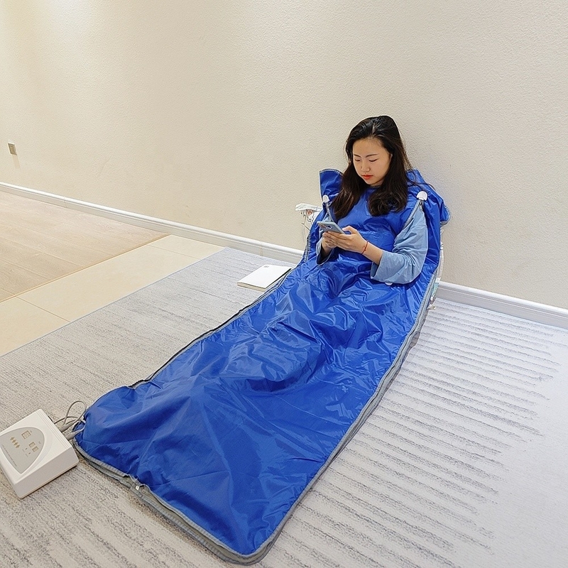 Detox and Weight Loss Sauna Blanket with Red Light Waterproof Oxford Material 180x180cm