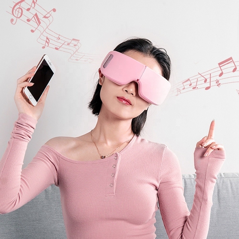 Wireless Eye Massager with Vibration Heat and Relaxing Music Product size 210*78*33mm