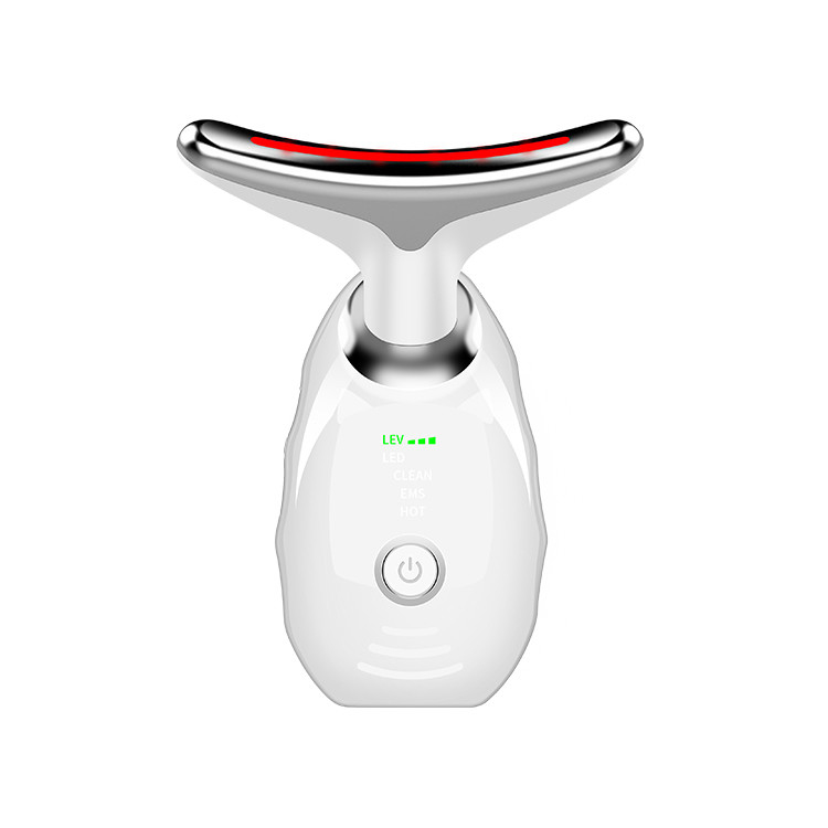 EMS Technology for Wrinkle Removal LED Photon Therapy Neck and Face Lifting Massager