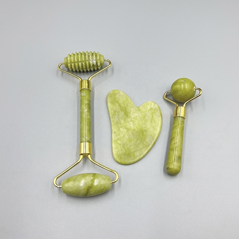 Private Label Jade Roller and Gua Sha Sett Box for Skin Relaxation Massage 19*16*5cm