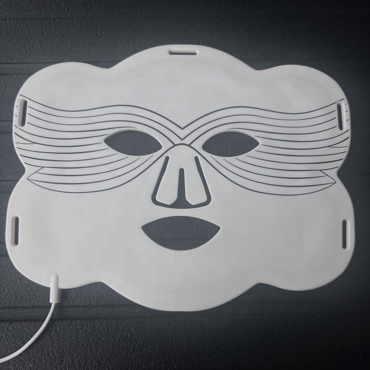 Therapy Light Red Mask for Face 5V/1A 2600mAH Input Frequency Skin Tightening Led Mask
