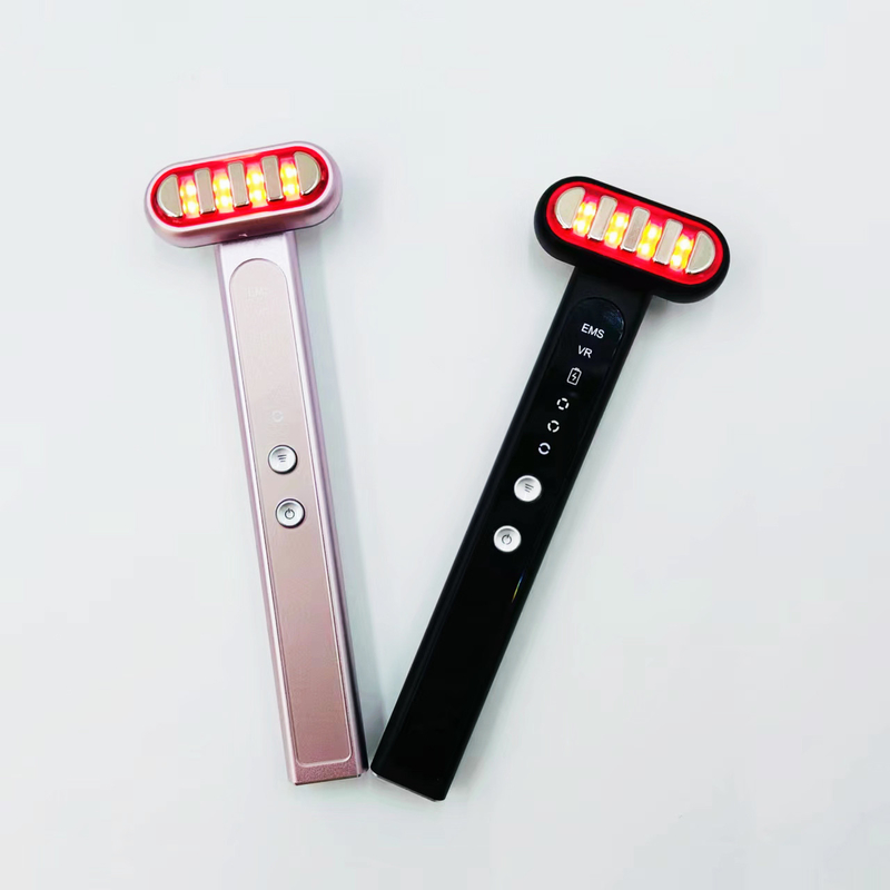 Metal PC plastic Eye Lip Therapy Wand Ems Vibrating Face Massager Lifting Eye ce fcc rohs