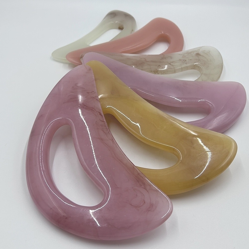 Body Shaping Resin Gua Sha Tools for Natural Scraping Therapy and Facial Body Massage