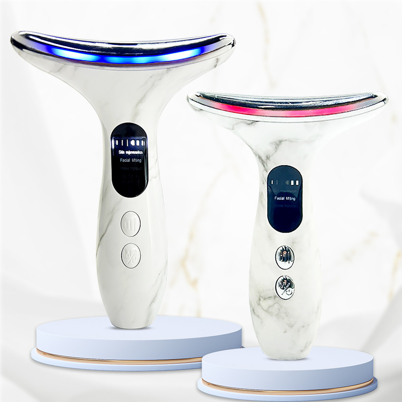 7 in 1 Electric Neck Microcurrent Face Lifting Device for Anti-Wrinkle and Anti-Aging
