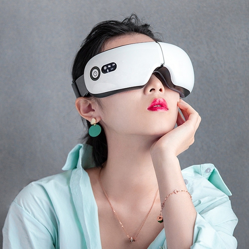 Relaxing Eye Care Mask with Hot Compress Temperature 38-40C and Warm Vibration Massage