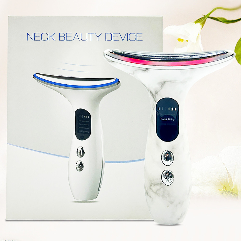 Rated Current 0.5A Neck Face Device for Anti-Wrinkle and Anti-Aging Electric Massage