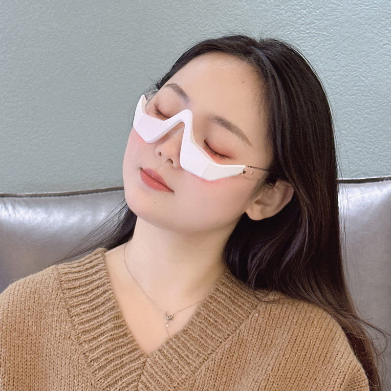 NO Waterproof Eye Massager 2 in 1 Device with Red Light Therapy and Micro-current EMS