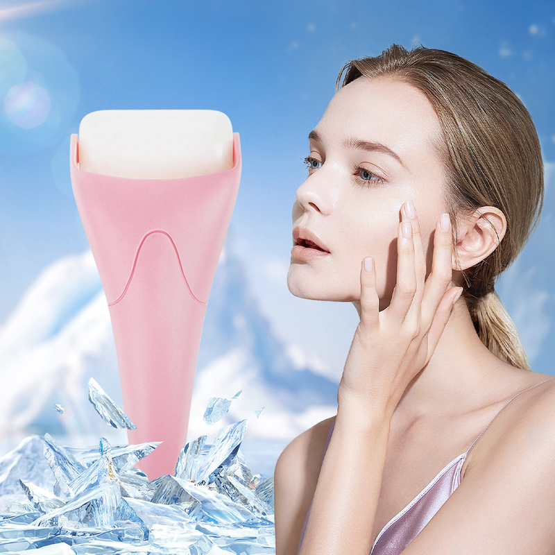 Ice Roller for Face Salon Skin Cooling For Home Waterproof Gold Beauty Skin Care