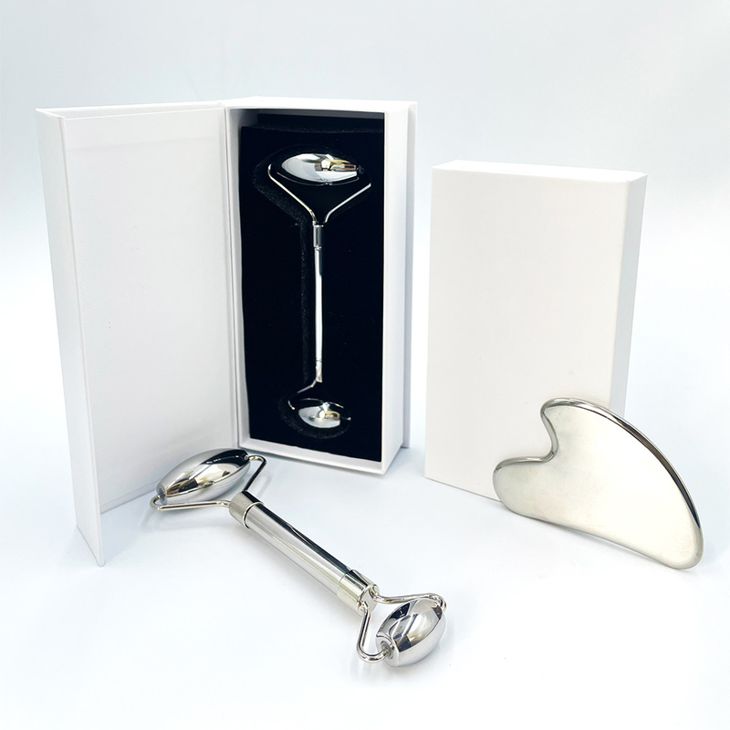 Stainless Steel Body Gua Sha Facial Massager for Neck and Face Custom Logo Beauty