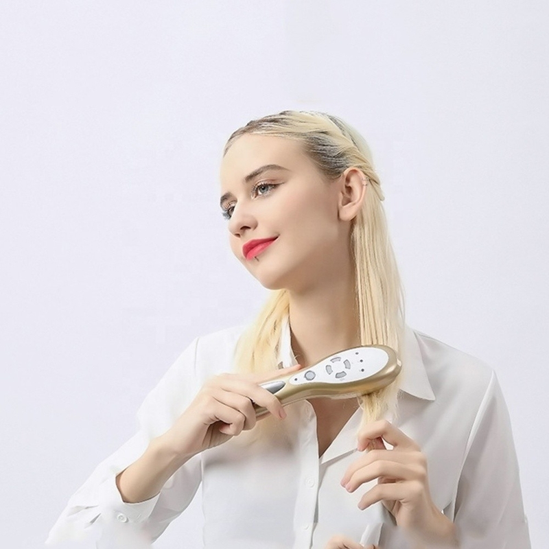 Plastic Handle Custom Iontophoresis Essence Hair Oil Applicator Scalp Hair Root Comb