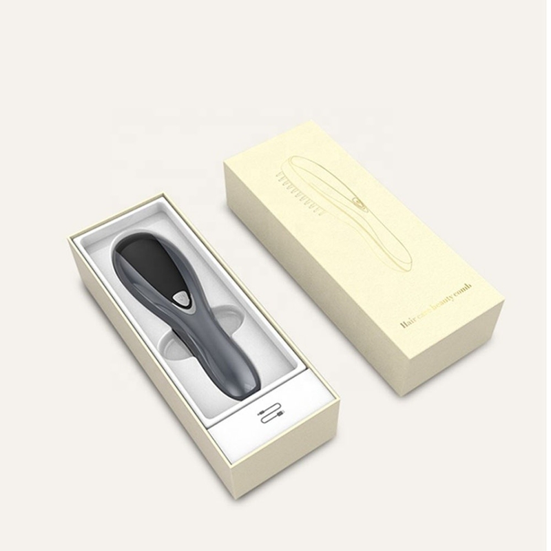 Beauty Device RF Light Therapy Comb with Import Hair Growth Liquid and Hair Care Oil