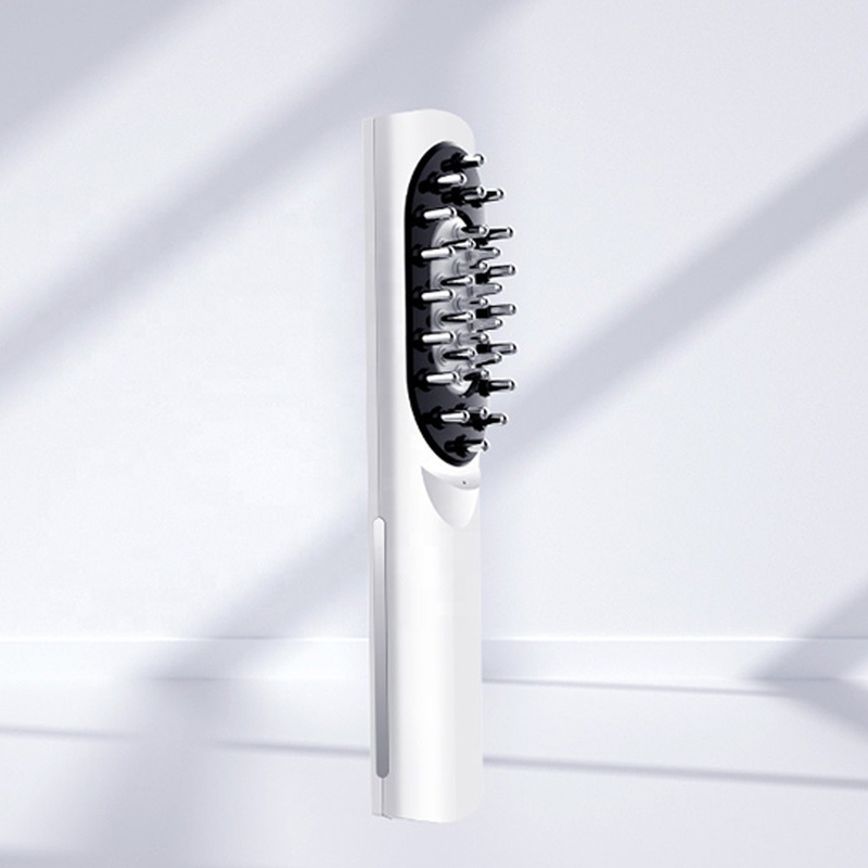 ABS Plastic Handle Portable Scalp Massager Comb with Negative Ion and Micro Current