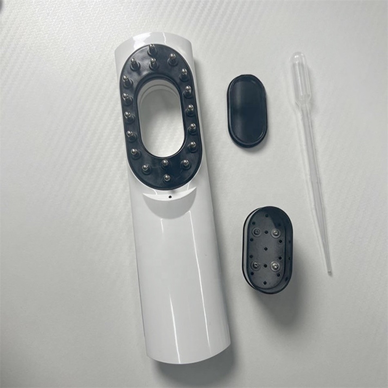 4.7-8.6W Hair Growth Brush Liquid Guide Comb with Removable Water Tank and USB Charging