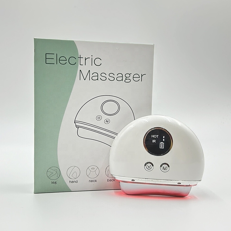 Smart Electric Guasha Relieve Fatigue Physiotherapy Scraping Heat Therapy Tool Body Cupping Massager Gua Sha