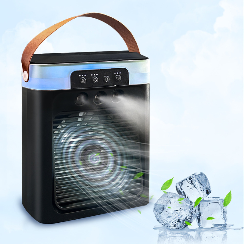 ABS PP Mini USB Portable Rechargeable Fan with Battery 6inch Foldable Mini Air Cooler